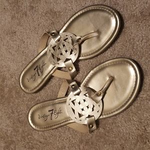 Gold Sandals